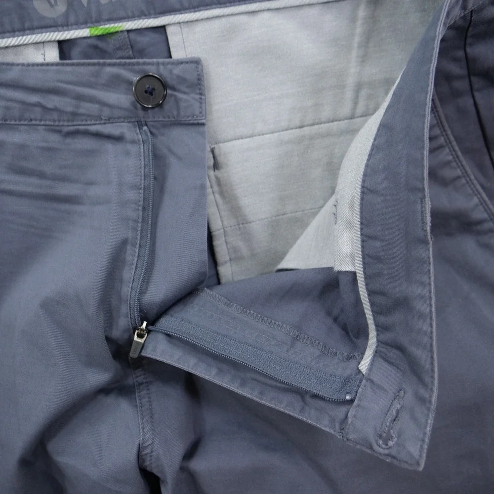 Vuori Pants Mens 36 Gray Collins Chino Casual Stretch Straight Leg Flat Front